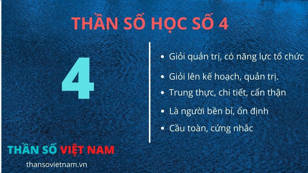 Thần số học số 4